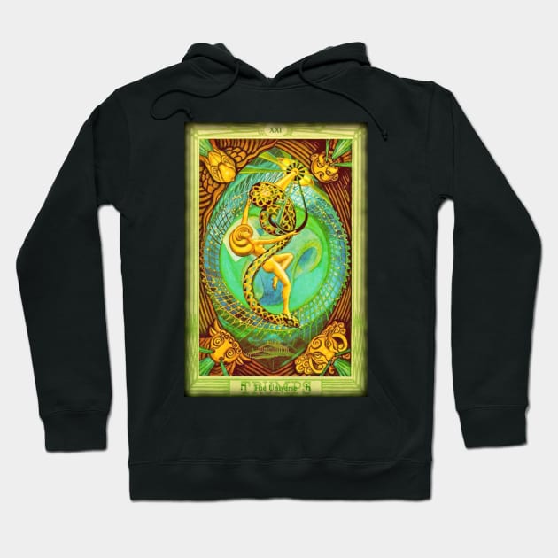 Troth Tarot - XXI - The Universe. Hoodie by OriginalDarkPoetry